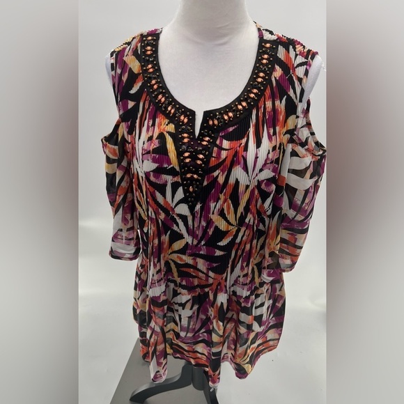 Catherines Women's Cold Shoulder Top - Size 18/20 WP - Picture 3 of 8